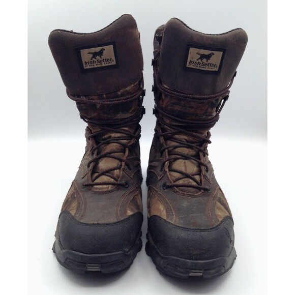 Irish Setter Thinsulate Ultra Boots Men 10 Camo 600 Gram Waterproof Hunting Logo - Picture 7 of 14